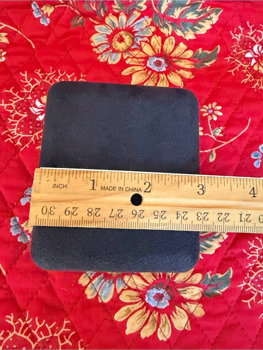 Tiffany & Co. Black Velour Clamshell Jewelry Box
